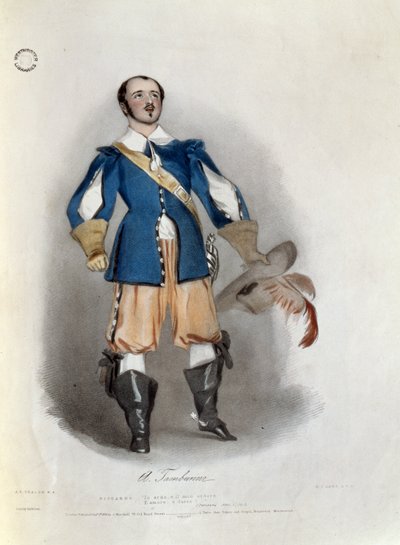 Antonio Tamburini as Riccardo in 